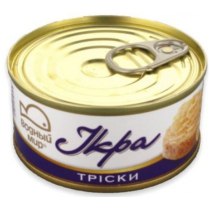 Икра трески Водный мир, 120г