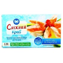 Крабові Водный мир палички з мясом краба охолодж, 120 гр