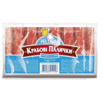 Палички крабові Пеликан охолоджені, 400 гр