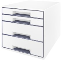 Настольный короб с 4 ящиками  WOW CUBE, белый, арт.5213-20-01