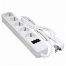 Подовжувач 5 розеток WHITE 1,8 м, 3 х 1 мм2 SP-1052W PATRON