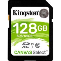 Карта памяти SDXC 128Gb Kingston, кл.10