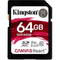 Карта памяти SDXC 64Gb Kingston, кл.10