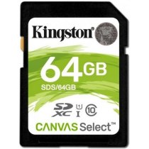 Карта пам'яті SDXC 64Gb Kingston, кл.10