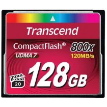 Карта памяти compact Flash 128Gb Transcend