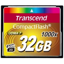 Карта пам'яті compact Flash 32Gb Transcend