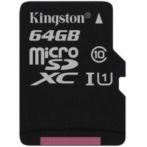 Карта памяти microSDXC 64Gb Kingston, кл.10