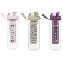 Бутылка д/воды пл. HEREVIN Fruit Pastel Colours с инфузером