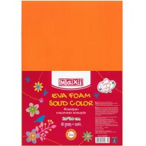 Фоамиран, 20х30 см, 2 мм, оранжевый