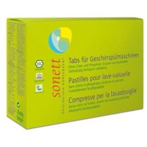 Органічні таблетки для посудомийних машин. 25шт., Sonett