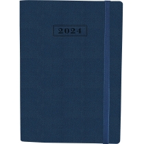 Щоденник датований 2024, NAMIB, темно-синій, А5, з гумкою без поролону