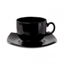 Сервиз чайный LUMINARC QUADRATO BLACK, 12 предметов