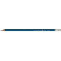 Олівець чорнографітний Optima TRI GRIP HB корпус асорті, загострений, з гумкою