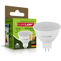 Лампа ЕКО EUROLAMP LED серія  SMD MR16 3W GU5.3 3000K