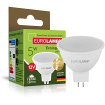 Лампа ЕКО EUROLAMP LED серія  MR16 5W GU5.3 3000K 12V (50)