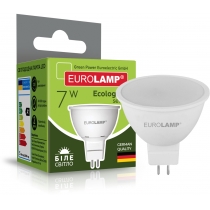 Лампа ЕКО EUROLAMP LED серія  SMD MR16 7W GU5.3 4000K