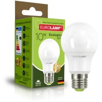 Лампа ЕКО EUROLAMP LED серія  А60 10W E27 3000K