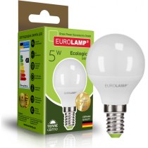 Лампа ЕКО EUROLAMP LED серія  G45 5W E14 3000K