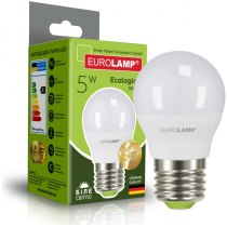 Лампа ЕКО EUROLAMP LED серія  G45 5W E27 4000K