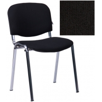 Крісло ISO-17 chrome, Тканина CAGLIARI, чорний C-11