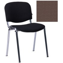 Кресло ISO-17 chrome, Ткань Zesta, коричневый ZT-18