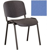 Крісло ISO-17 black, Тканина LUSSO, блакитний LS-17