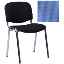 Кресло ISO-17 chrome, Ткань LUSSO, голубой LS-17