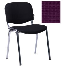 Кресло ISO-17 chrome, Ткань CONTRACT, фиолетовый CN-204