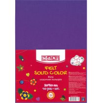 Фетр листовой (полиэстер), 20х30см, 180г/м2, фиолетовый