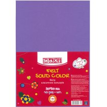 Фетр листовой (полиэстер), 20х30см, 180г/м2, сиреневый