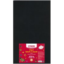 Фетр листовой (полиэстер), 50х30см, 180г/м2, черный