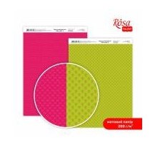Бумага дизайнерская двусторонняя матовая „Color style“ 6, 21х29,7 см, 200 г/м2, ROSA TALENT