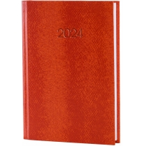 Щоденник датований 2024, SNAKE (ЗМІЯ), помаранч, А5