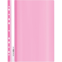 Папка-швидкозшивач А4 Economix Light з перфорацією, рожева