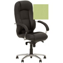 Кресло MODUS STEEL CHROME P ECO-45, Экокожа ECO, зеленый, Хром база