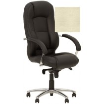 Кресло MODUS STEEL CHROME P ECO-07, Экокожа ECO, бежевый, Хром база