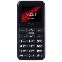 Мобільний телефон ERGO F186 Solace Dual Sim (чорний)