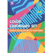 Набір кольорового картону "CFS", А4