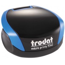 Оснастка карманная для печати Trodat Micro Printy 9342 синяя, пластик d 42 мм