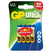 Батарейка GP ULTRA PLUS ALKALINE AAА (LR03), 4 шт. у пачці