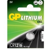 Батарейка GP Lithium дискова CR1216, відривний блістер