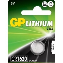 Батарейка GP Lithium дискова CR1620, відривний блістер