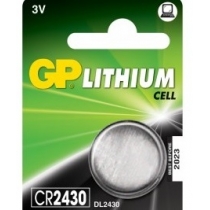 Батарейка GP Lithium дискова CR2430, відривний блістер
