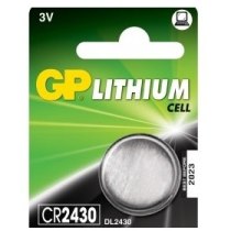 Батарейка GP Lithium дискова CR2430, відривний блістер