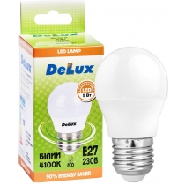 Лампа світлодіодна DELUX BL50P 5 Вт 4100K 220В E27 білий
