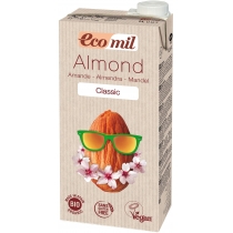Органічне рослинне молоко Ecomil з мигдалю класичне,1л