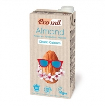 Органічне рослинне молоко Ecomil з мигдалю з кальцієм, 1 л