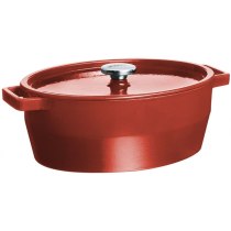 Каструля PYREX Slow Cook red  чугун кастрюля овал 5.8л