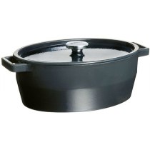 Каструля PYREX Slow Cook grey чугун кастрюля овал 5.8л