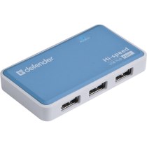 USB-хаб Defender Quadro Power+Adapter 4xUSB 2.0